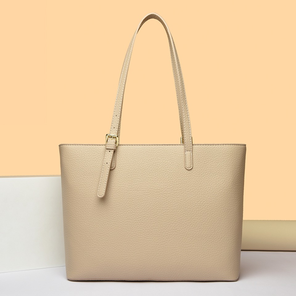 ソリッドカラーの女性のショルダーバッグソフトレザーハンドバッ - Luxury Bags Tote のレビューと価格