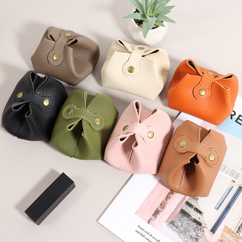 PUレザー製のかわいいコインケース。小さくて持ち運びやすく、 - Luxury Bags Cute のレビューと価格