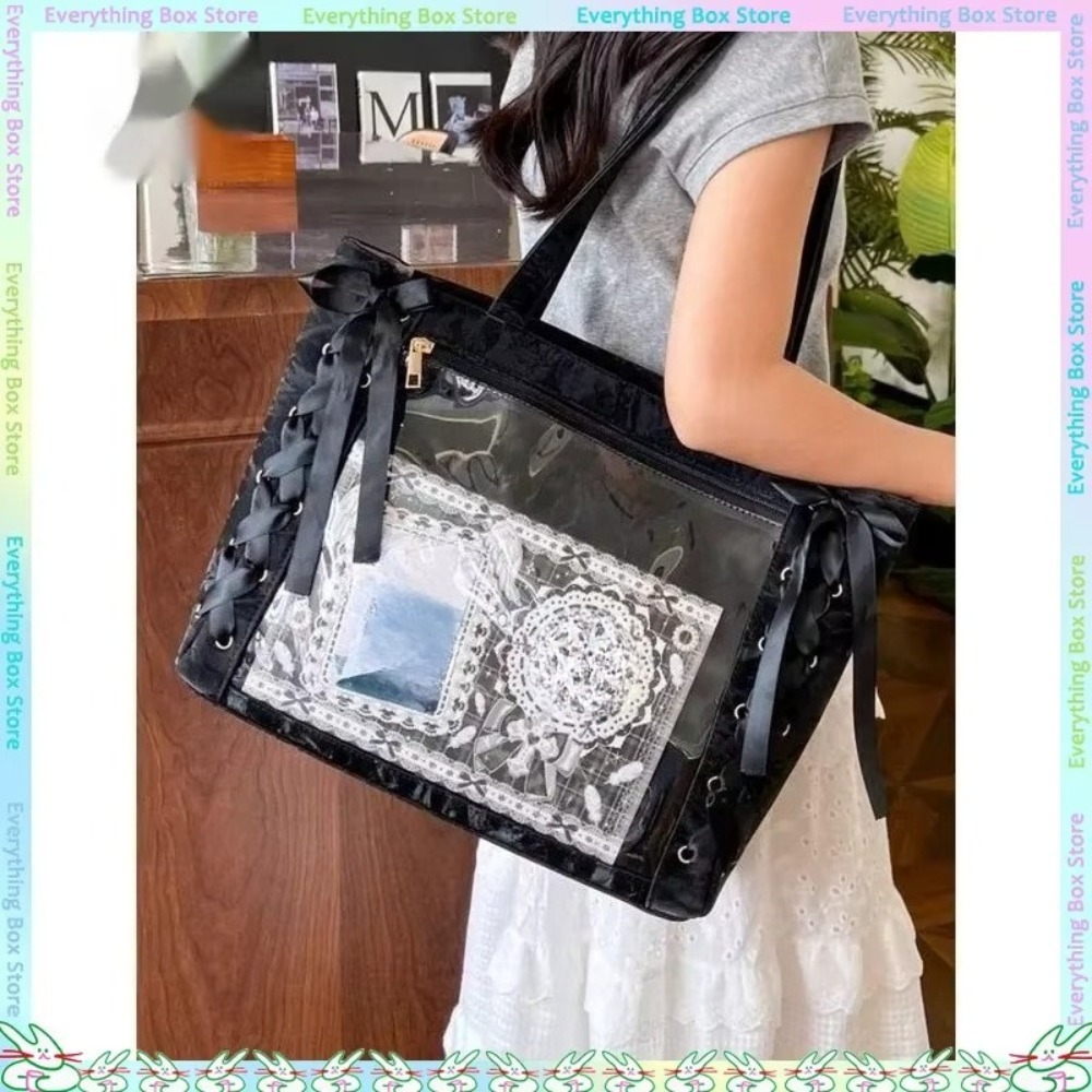 多用途ファッションリボンイタバッグ大容量アニメバッグデイリー - Luxury Bags Tote のレビューと価格